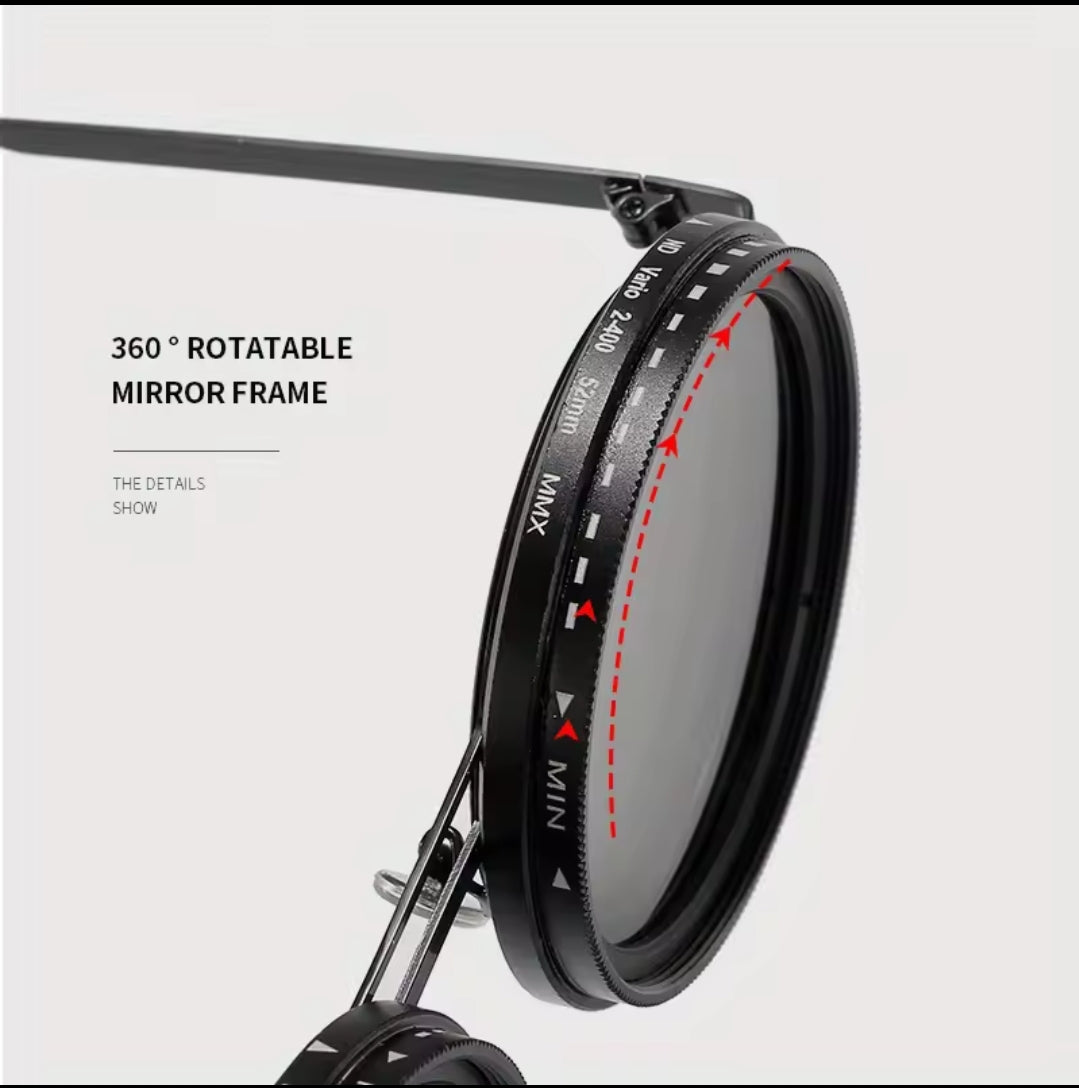 Eclipse Eyewear™ Polarized Sunglasses – Adjustable Dimming Lenses – Retro UV400 Protection (Men & Women)